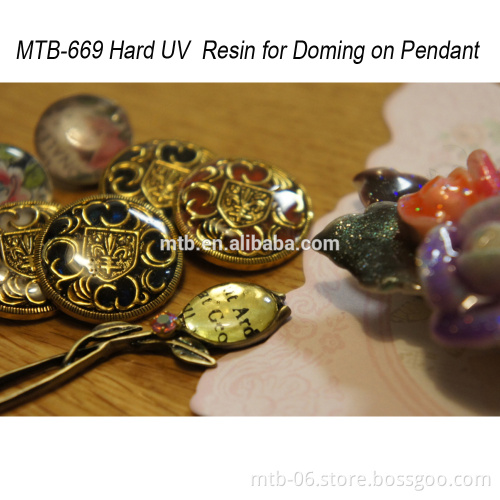 Crystal UV Curing Resin for Pouring on the TOP of Pendent